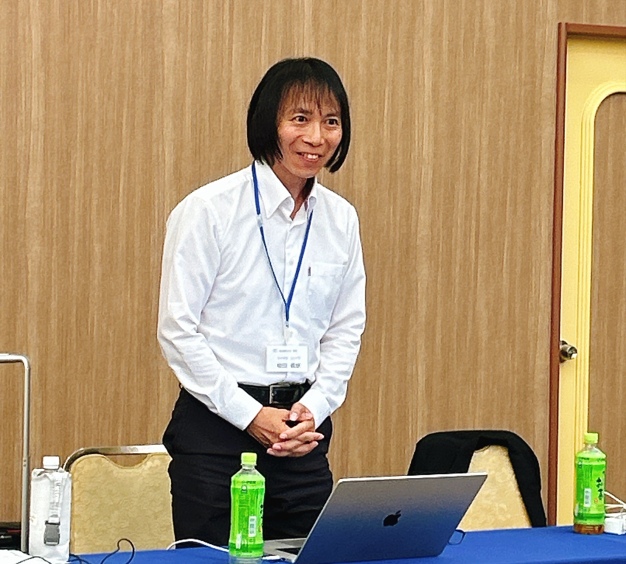 柳田先生より授与